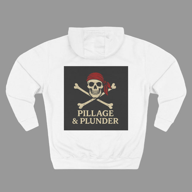 Pirate Pillage & Plunder Fleece Hoodie