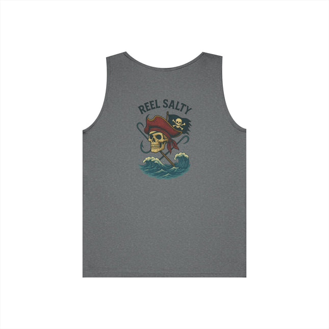 Pirate Reel Salty Fishing Tank Top