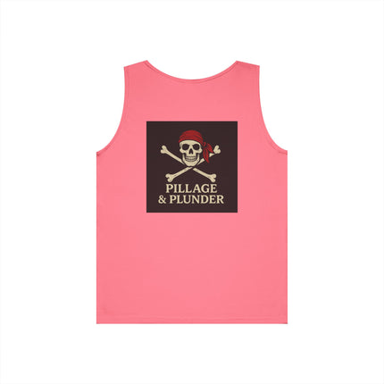 Pirate Pillage & Plunder Fishing Tank Top