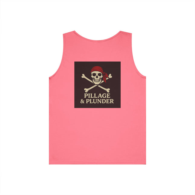 Pirate Pillage & Plunder Fishing Tank Top