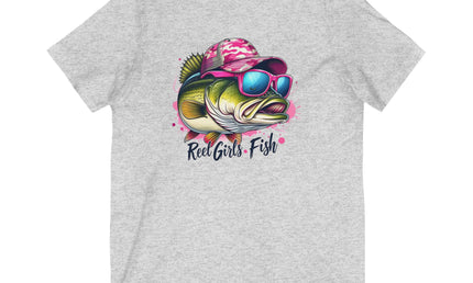 Reel Girls Fish V-Neck Tee