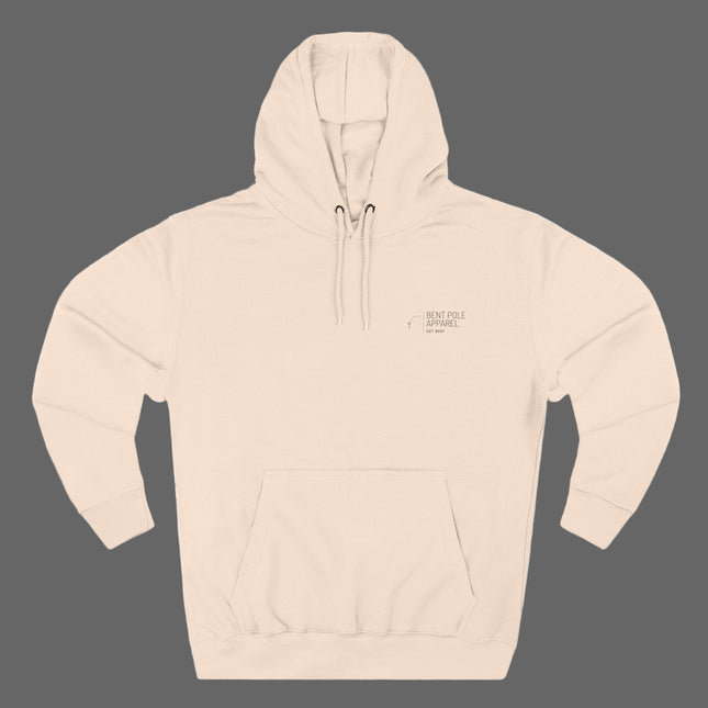 Hooked for Life Fishing Fleece Hoodie