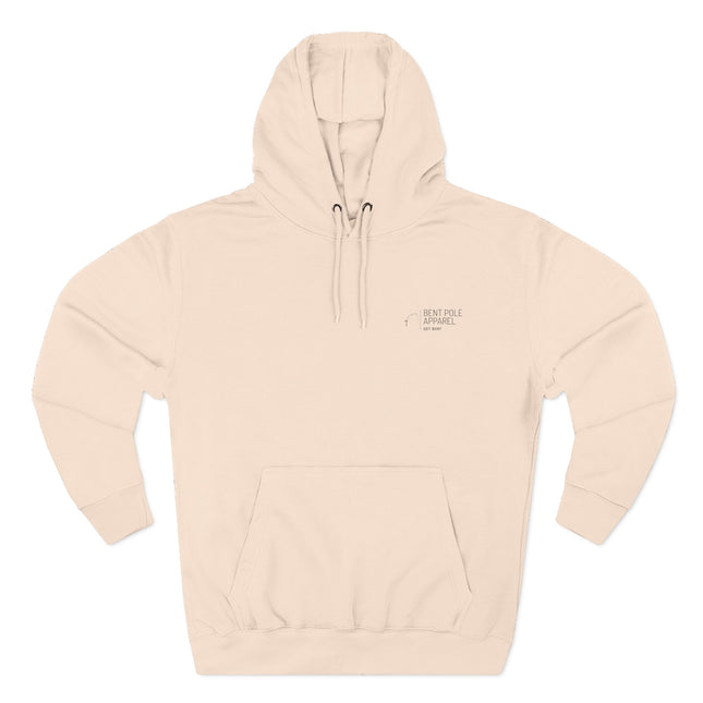 Hooked for Life Fishing Fleece Hoodie