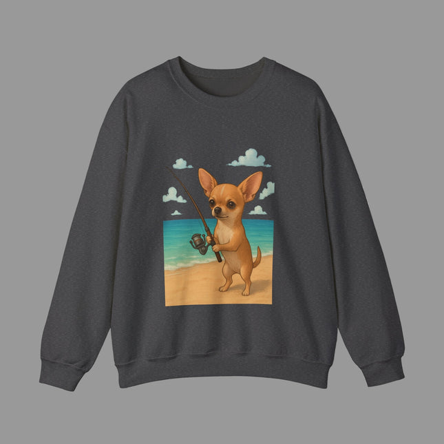 Chihuahua fishing Sweatshirt