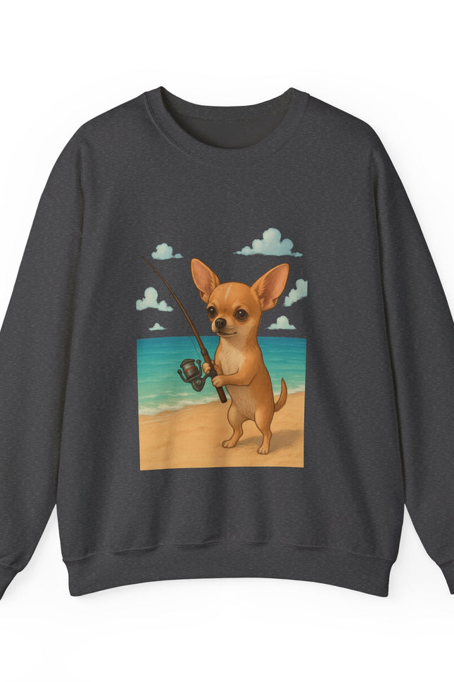 Chihuahua fishing Sweatshirt
