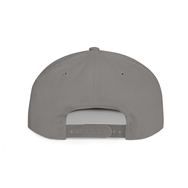 Patriotic Flat Bill Snapback Hat with Flag Design