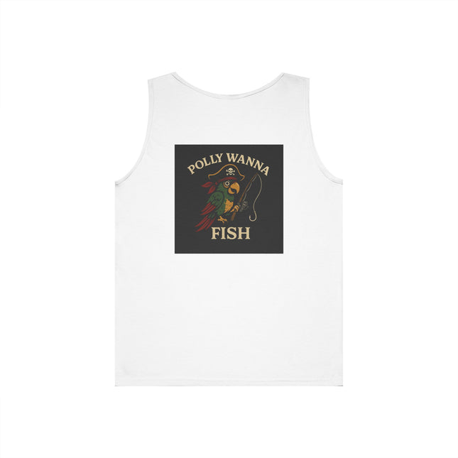 Pirate Parrot Fishing Tank Top