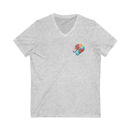 Flip Flop Fiesta V-Neck Tee