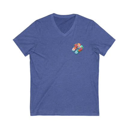 Flip Flop Fiesta V-Neck Tee