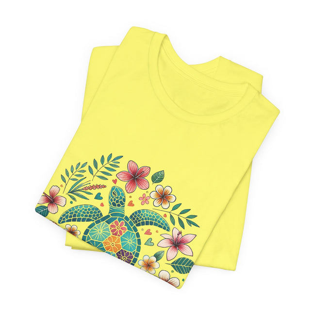 Flowery Turtle Graphic Tee
