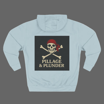 Pirate Pillage & Plunder Fleece Hoodie