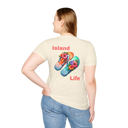 Island Life Flip Flop T-Shirt, Summer Vibes Tee