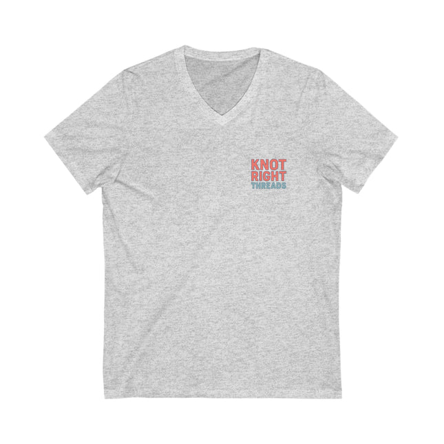 Sea-renety, Beach Theme Unisex V-Neck Tee