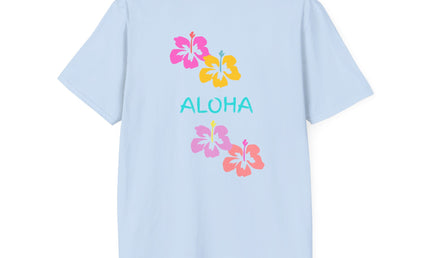 Aloha Hibiscus Tropical Summer Tee