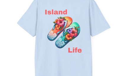 Island Life Flip Flop T-Shirt, Summer Vibes Tee