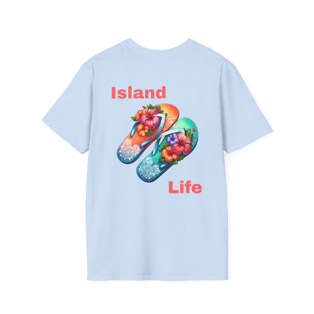 Island Life Flip Flop T-Shirt, Summer Vibes Tee