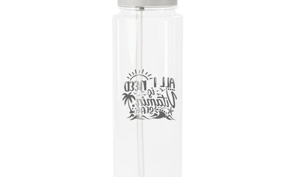 Tritan Water Bottle with 'All I Need is Vitamin Sea' Design,