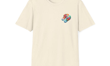 Island Life Unisex T-Shirt | Tropical Flip Flop Graphic Tee