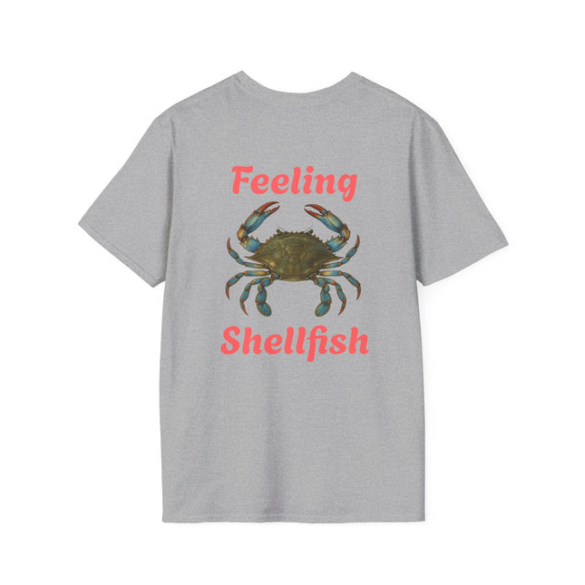 Feeling Shellfish Unisex Softstyle T-Shirt, Crabby Graphic