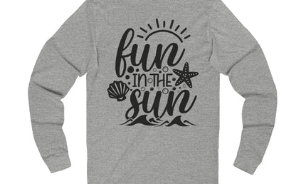 Fun in the Sun Long Sleeve Unisex Tee for Beach Lovers