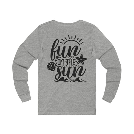 Fun in the Sun Long Sleeve Unisex Tee for Beach Lovers