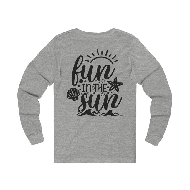 Fun in the Sun Long Sleeve Unisex Tee for Beach Lovers