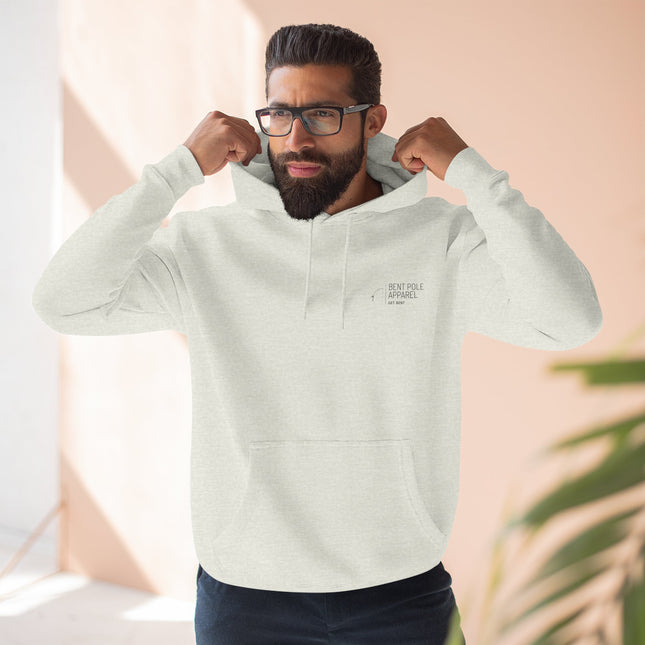 Hooked for Life Fishing Fleece Hoodie