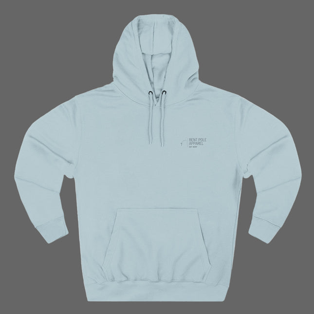 Hooked for Life Fishing Fleece Hoodie