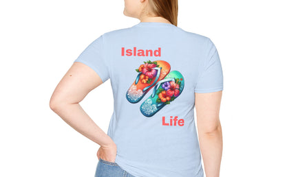 Island Life Flip Flop T-Shirt, Summer Vibes Tee