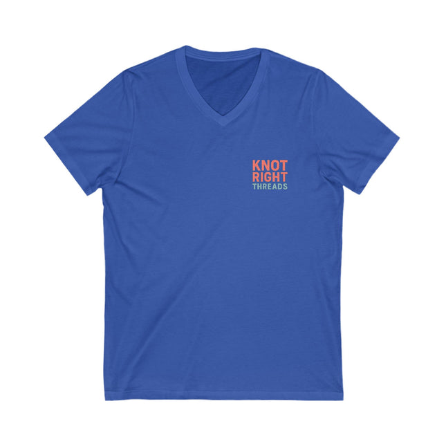 Sea-renety, Beach Theme Unisex V-Neck Tee