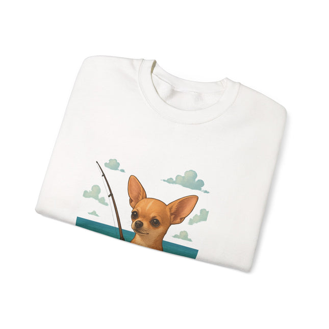 Chihuahua fishing Sweatshirt
