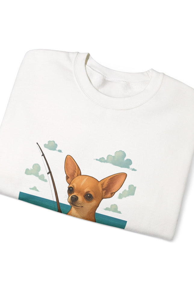 Chihuahua fishing Sweatshirt