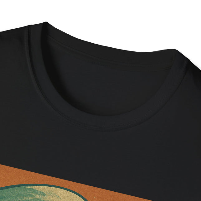 Frankenstein Surfing Halloween Holiday Unisex Graphic Tee