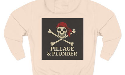 Pirate Pillage & Plunder Fleece Hoodie