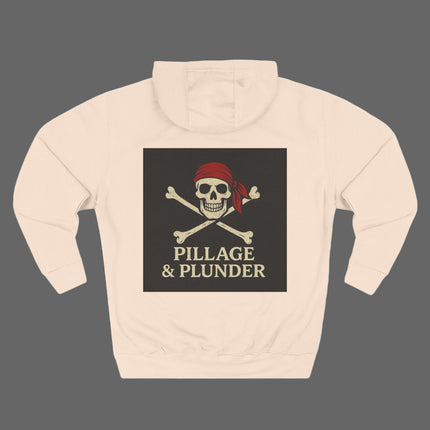 Pirate Pillage & Plunder Fleece Hoodie