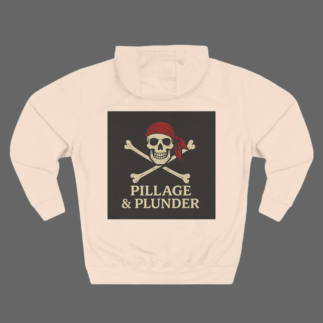 Pirate Pillage & Plunder Fleece Hoodie
