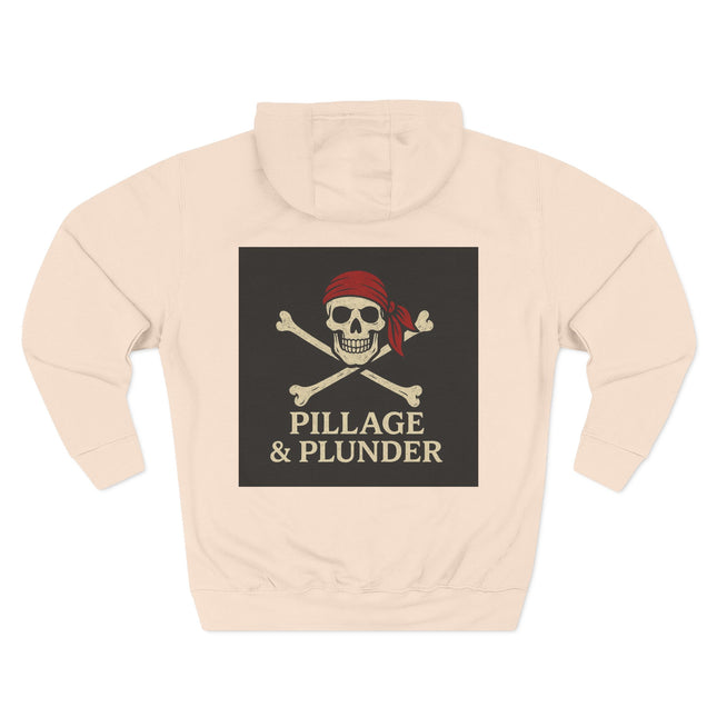Pirate Pillage & Plunder Fleece Hoodie