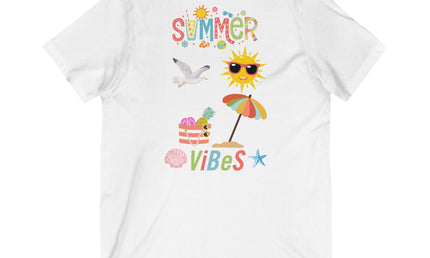 Bright Summer Vibes V-Neck Tee