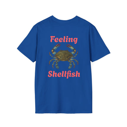 Feeling Shellfish Unisex Softstyle T-Shirt, Crabby Graphic