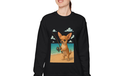 Chihuahua fishing Sweatshirt