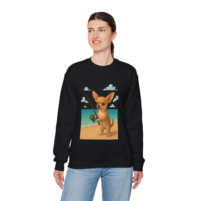 Chihuahua fishing Sweatshirt
