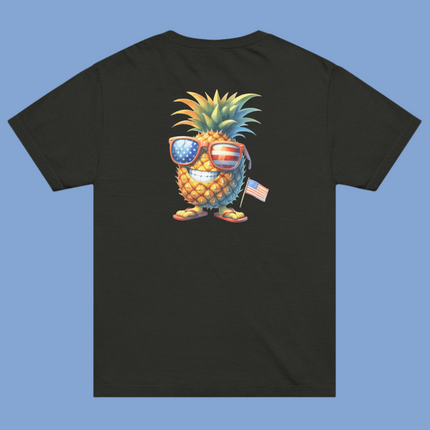 Patriotic Pineapple Unisex oversized t-shirt
