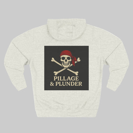 Pirate Pillage & Plunder Fleece Hoodie