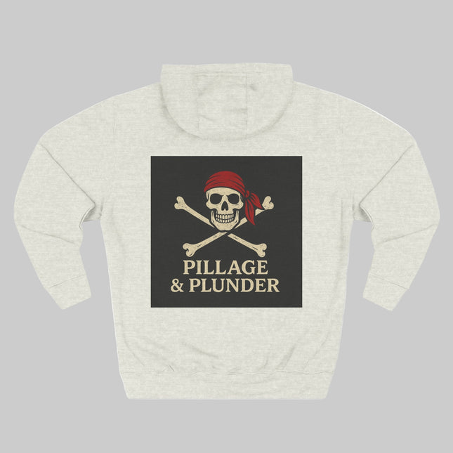 Pirate Pillage & Plunder Fleece Hoodie