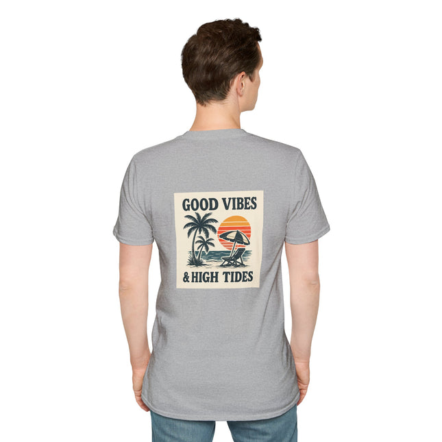 Good Vibes & High Tides T-Shirt | Unisex Soft style Tee