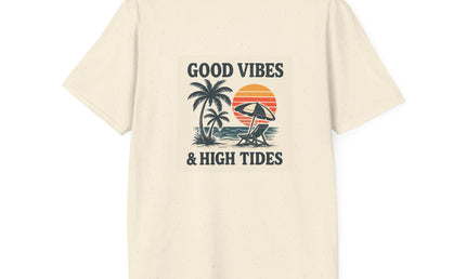 Good Vibes & High Tides T-Shirt | Unisex Soft style Tee