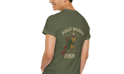 Parrot Pirate Themed Unisex Tee