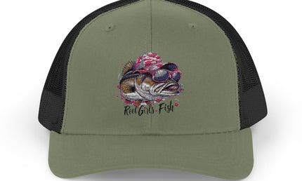 Real Girls Fish Snapback Cap