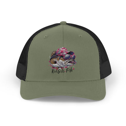 Real Girls Fish Snapback Cap