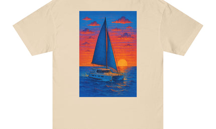 Sailing Sunset Tee, Nautical T-Shirt